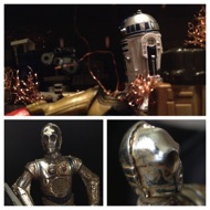 Artoo begins to make his way through the hold.  On the far side of the room sits Threepio, who is sitting quietly looking around at his pathetic turn of fate. Suddenly, he spots a familiar droid across the room.  THREEPIO: "Artoo?" The tiny droid beeps back in acknowledgement. #starwars #anhwt #starwarstoycrew #jbscrew #blackdeathcrew #starwarstoypix #toyshelf 
